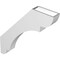 Ekena Millwork 3 1/2-in. W x 24-in. D x 28-in. H Olympic Architectural Grade PVC Knee Brace BRCP035X24X28OLY - alternate 3